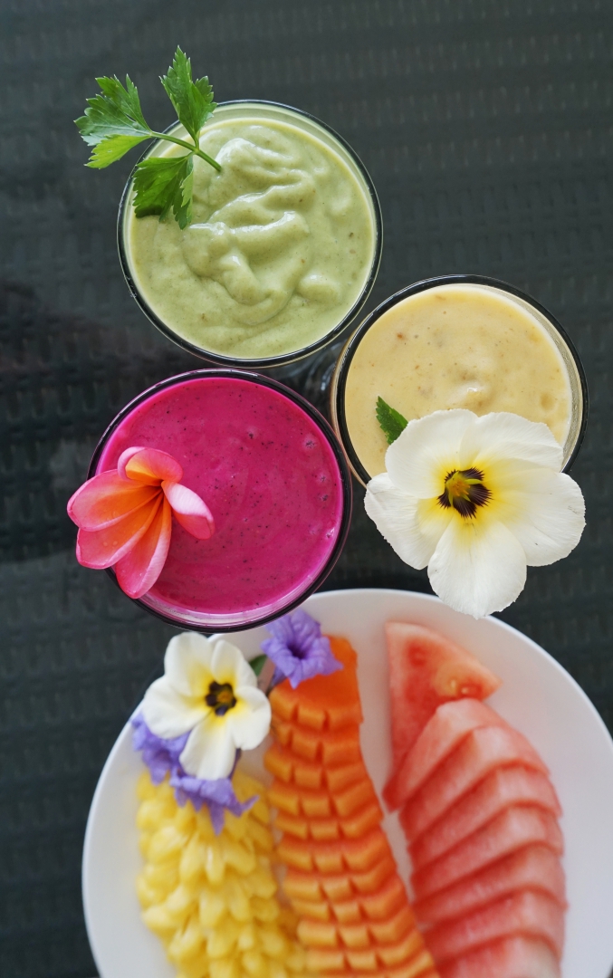 Fruity Villa Atas Pelangi breakfast