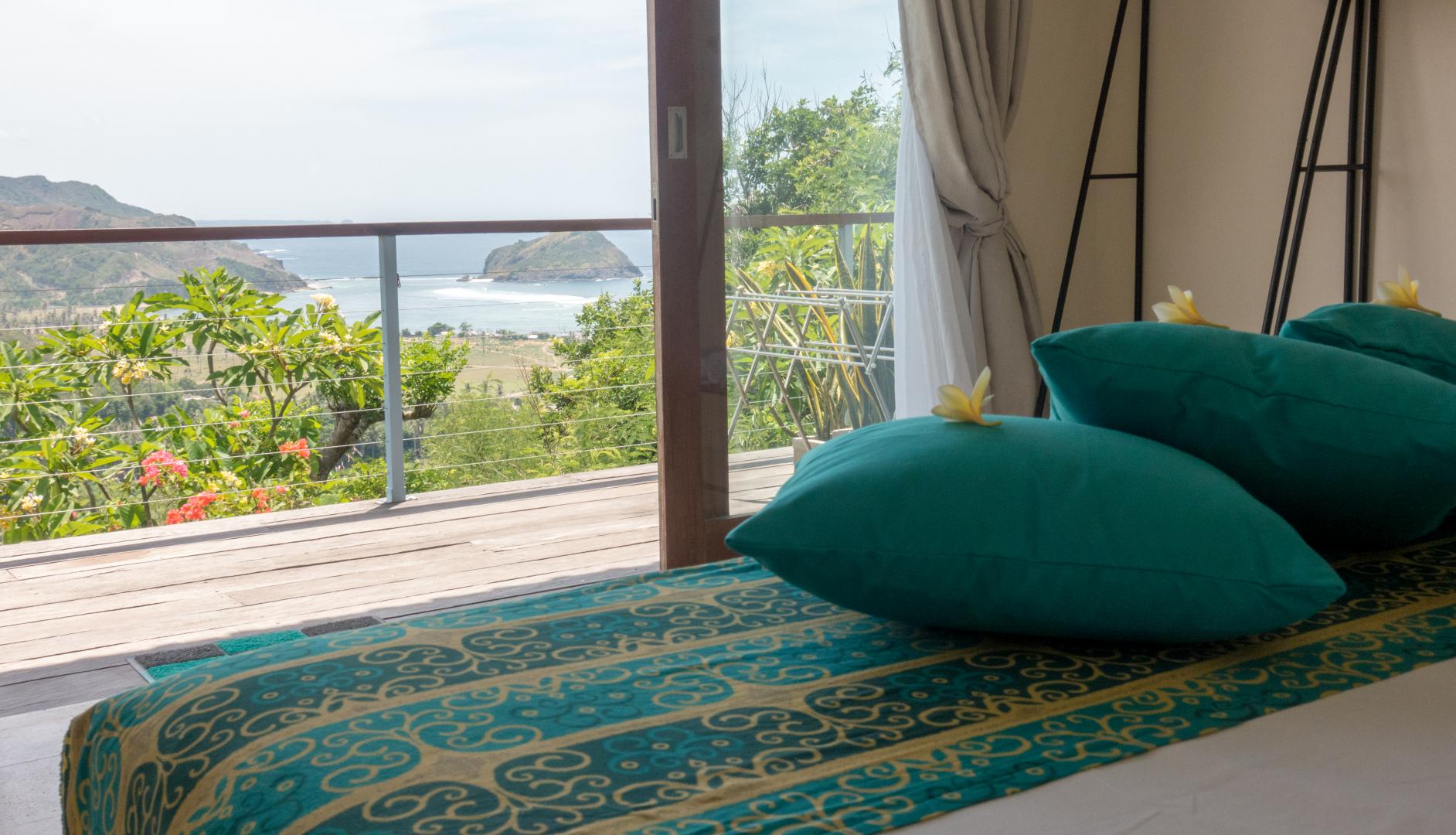 Are Guling bay as seen from the bed
