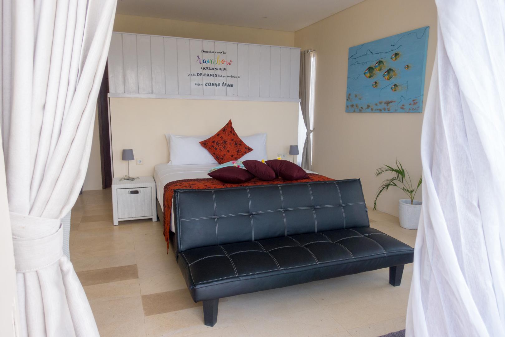 Master bedroom of Villa Atas Pelangi