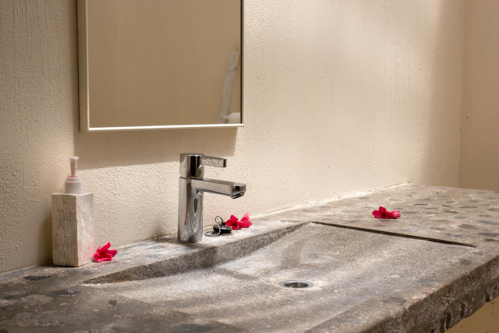 Sink in the bathroom