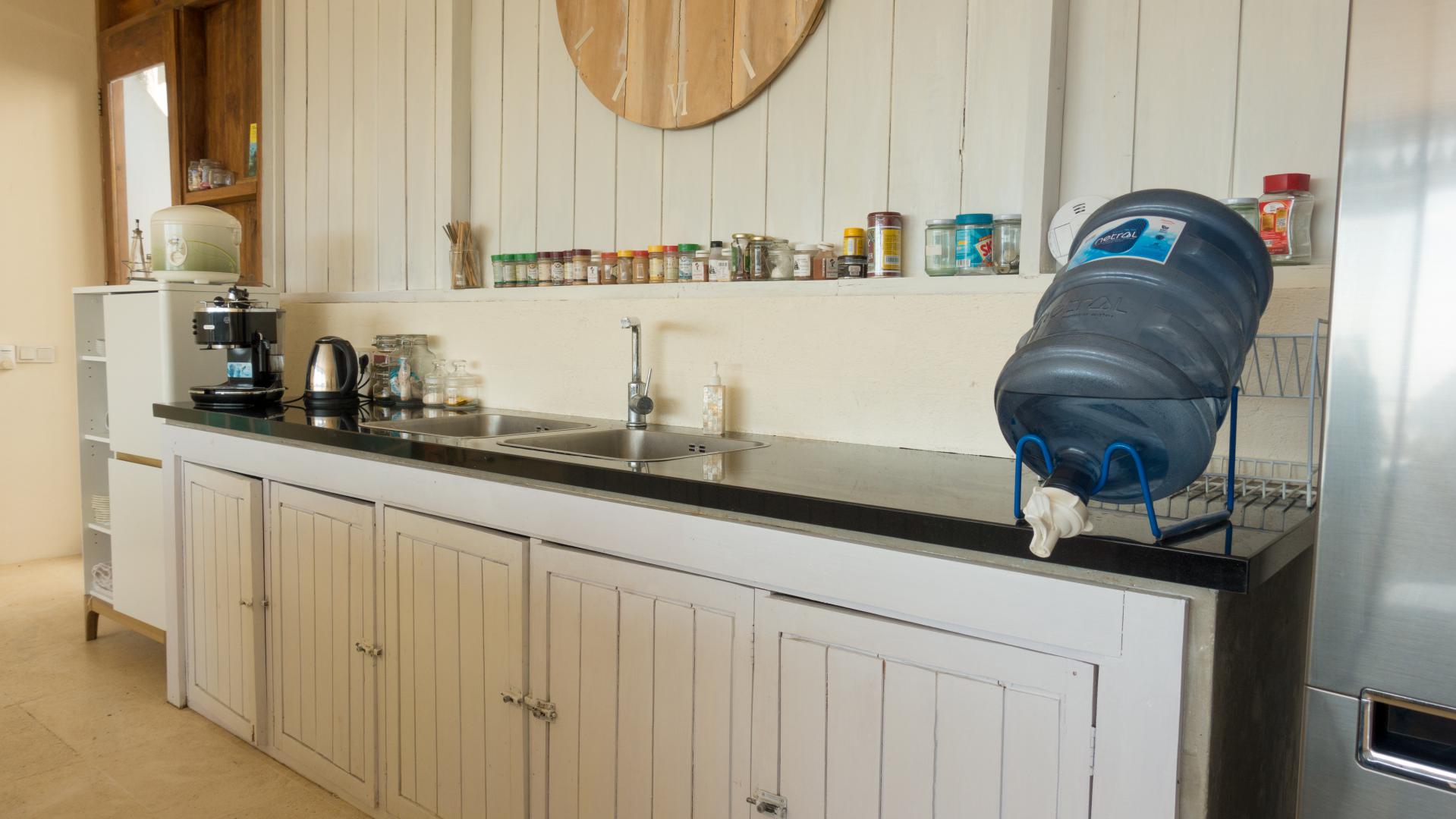 Kitchen sink with appliances