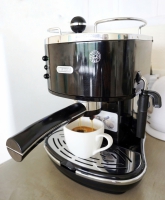 Freshly brewed coffee