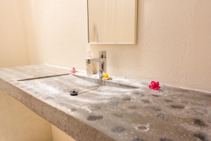 Bathroom sink of bedroom 2