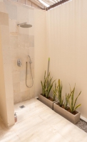 Natural stone shower